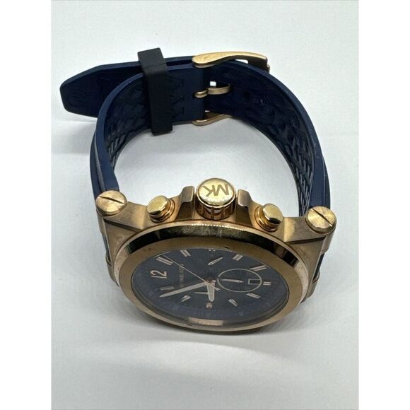 Michael Kors Dylan MK8295 Women's Blue Silicone Analog Dial Quartz Watch JNA680 - Picture 6 of 11